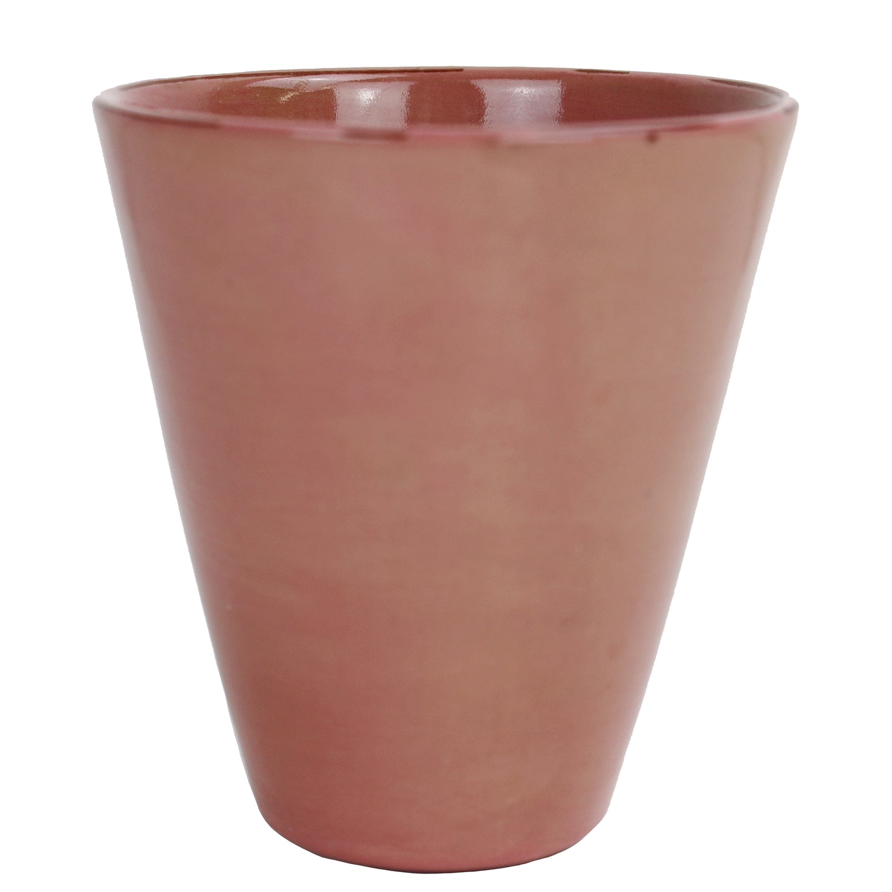 Provencal Ceramic Coffee Cup in Dusky Pink