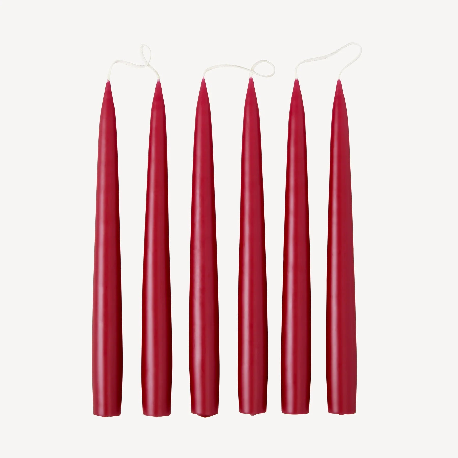Burgundy Tapered Dinner Candle