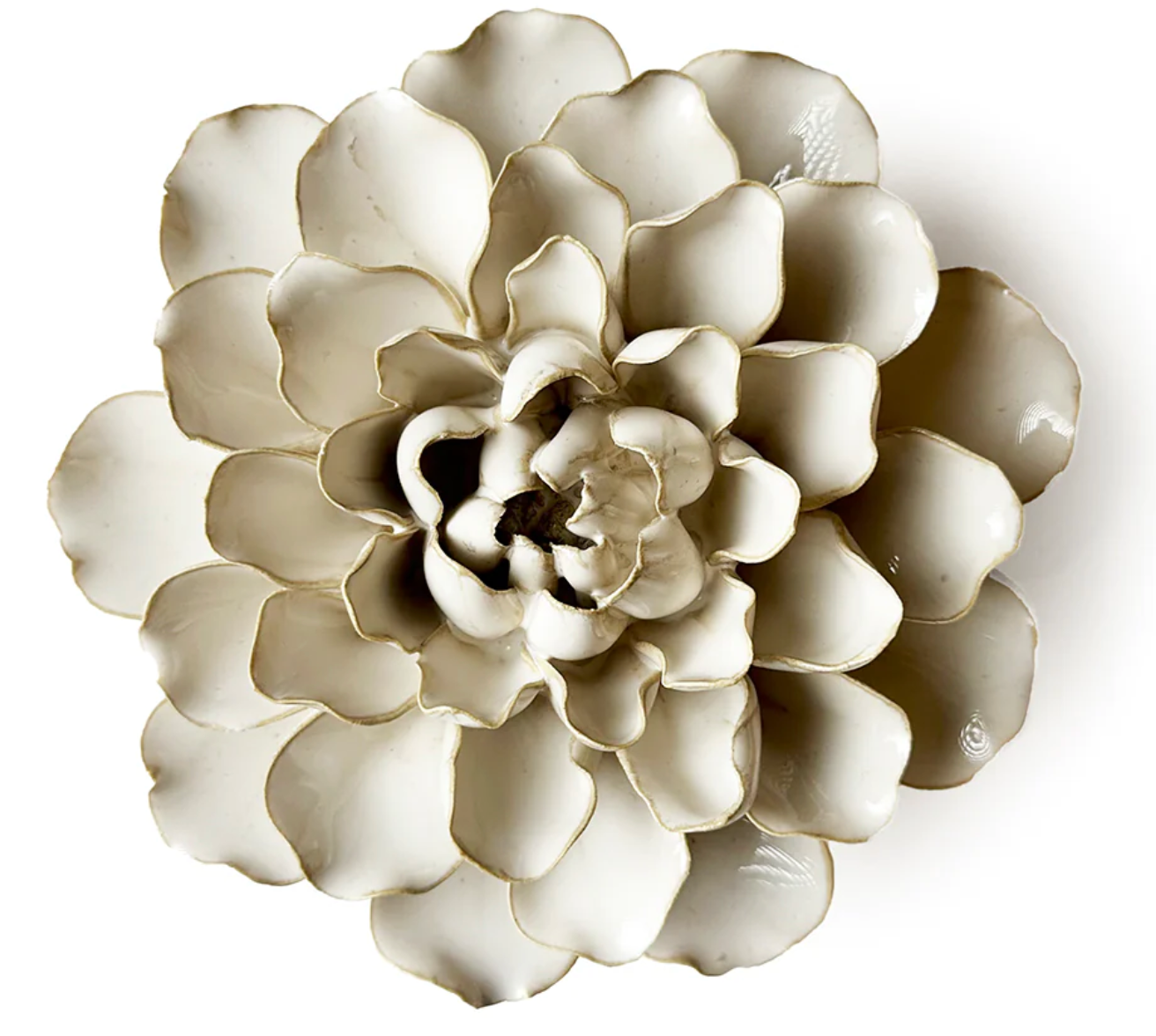 White Ceramic Flower