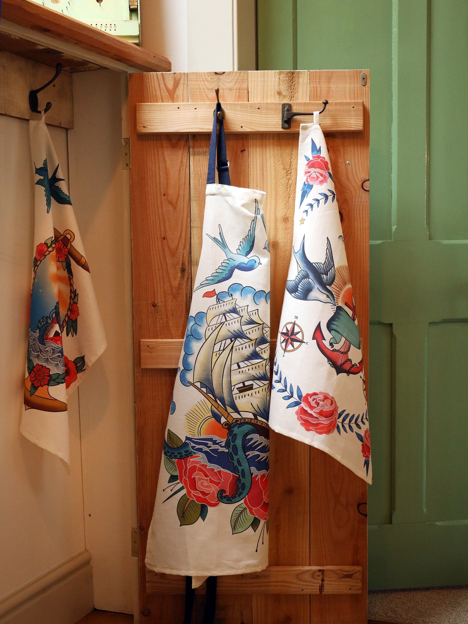 Swallows & Anchor Tea Towel