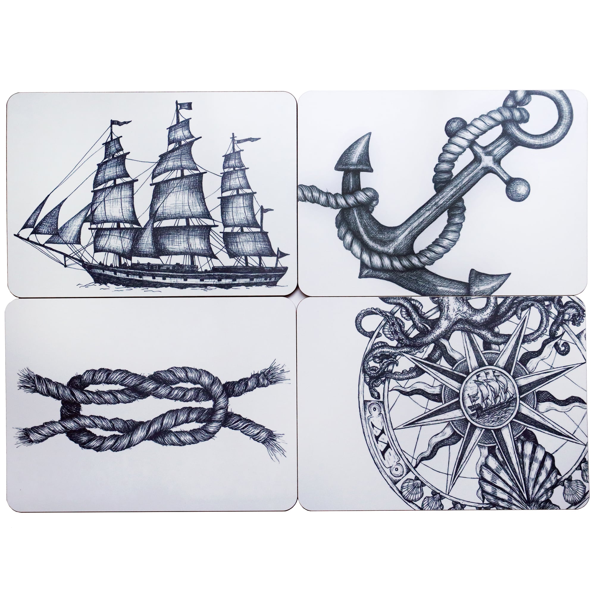 Maritime Placemats, Set of 4