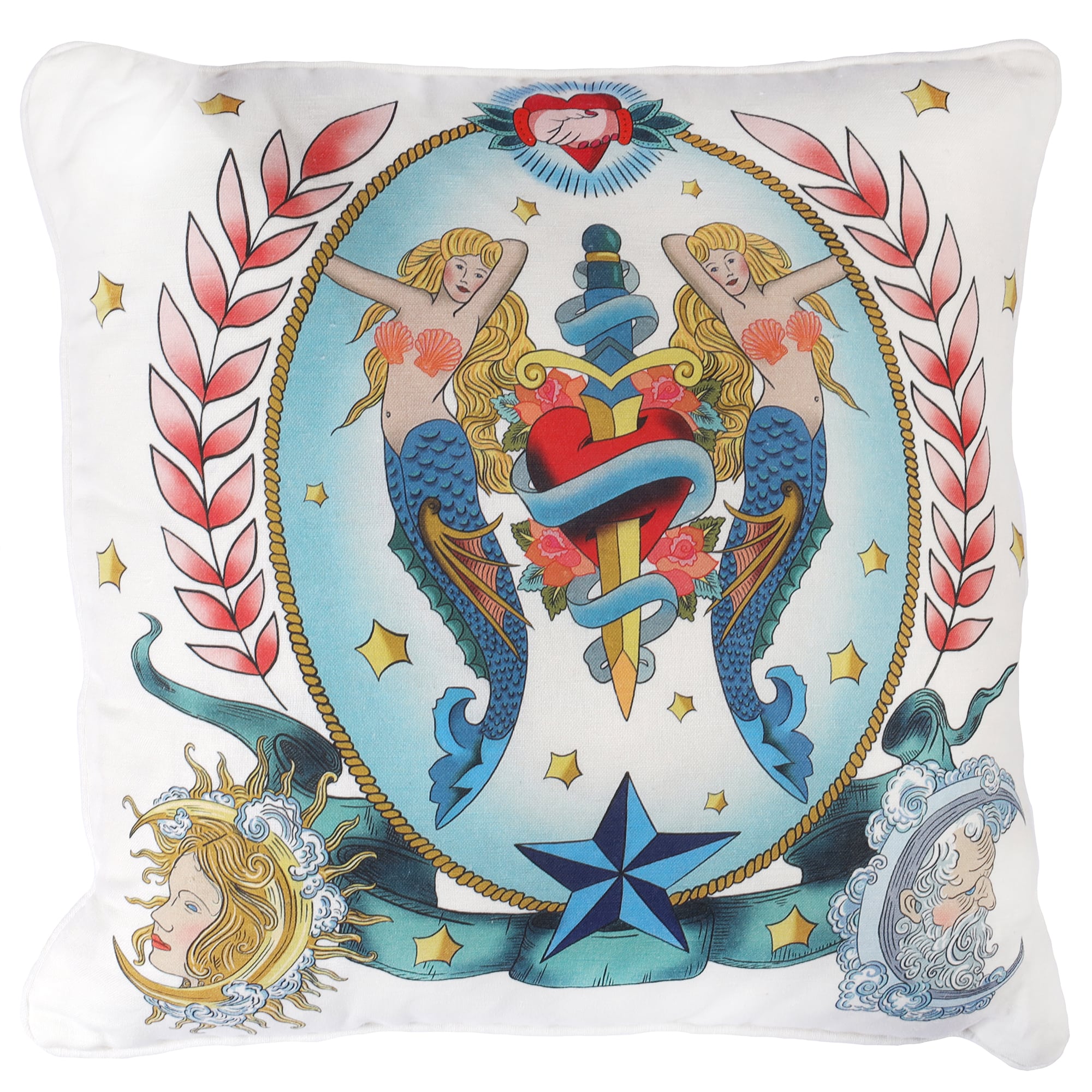 Mermaids & Daggers Cushion Cover