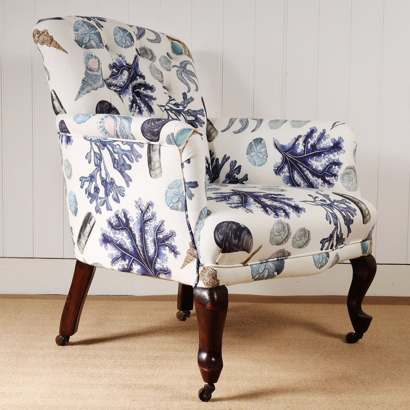 Rockpool Buttoned Victorian Armchair