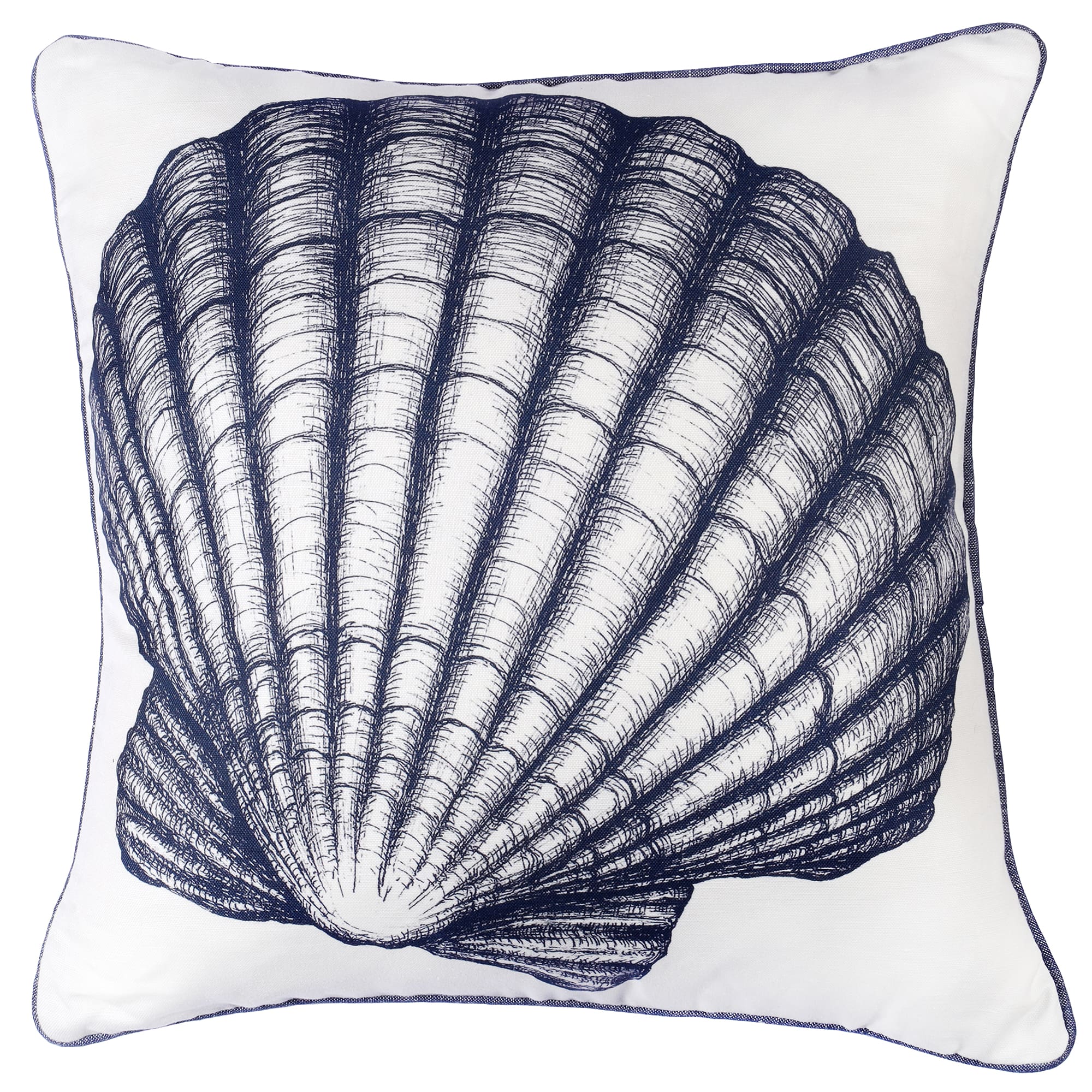 Scallop Shell Cushion Cover