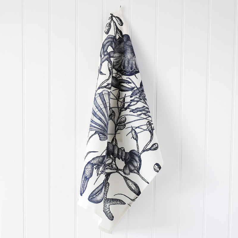 Sea Creatures Tea Towel