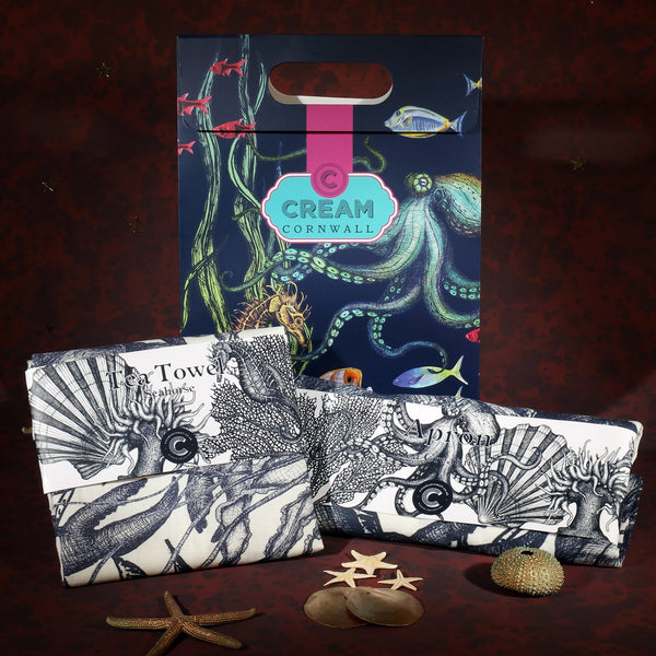 Sea Creatures Apron & Tea Towel Gift Set