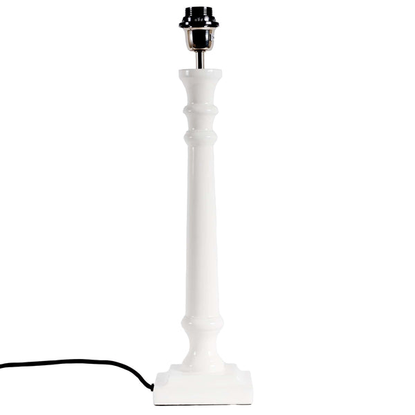 White Lacquer Godolphin Lamp Base