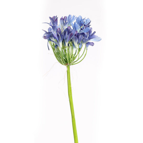Blue Faux Agapanthus Spray