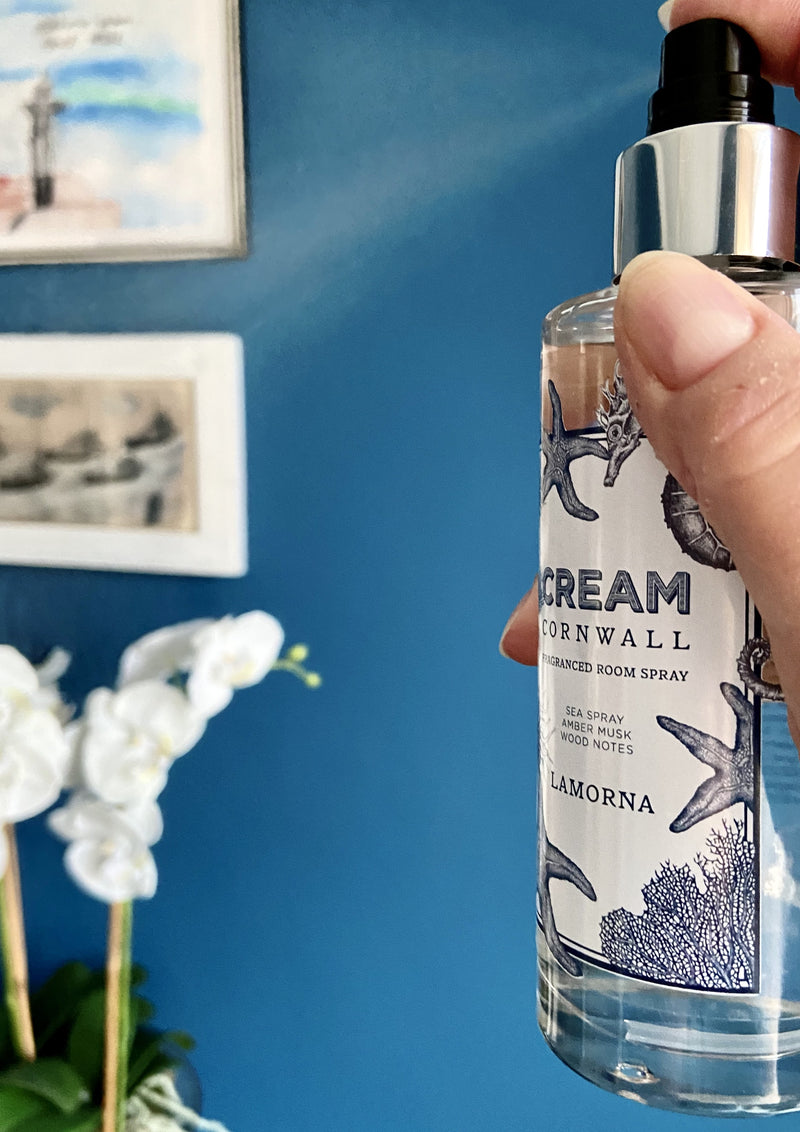 Fragranced Room Spray - Lamorna -Accessories- Cream Cornwall