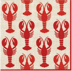 Lobster Paper Napkins -Kitchen & Dining- Cream Cornwall
