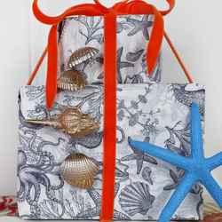 Unique Cornish Coastal Wrapping Paper - Accessories and Gifting and Gift wrap - Cream Cornwall
