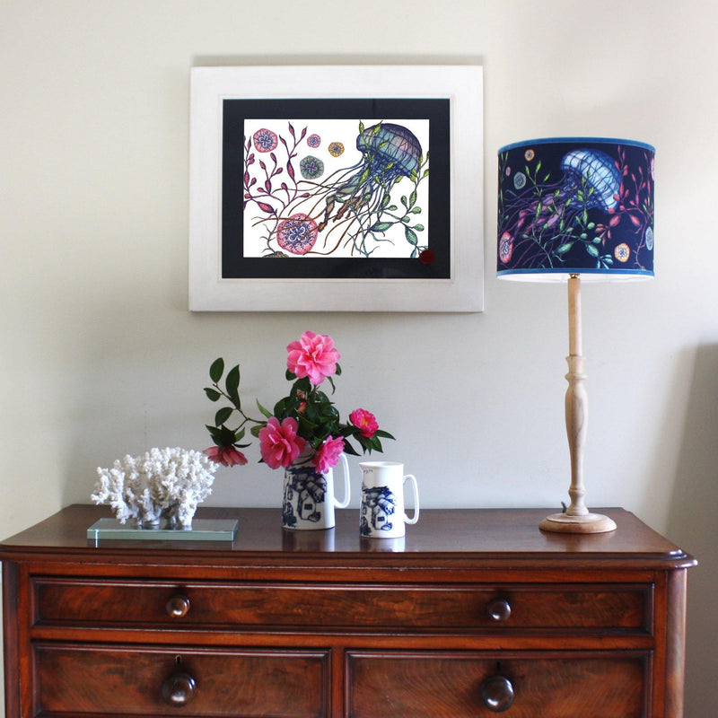 Canyons Reef White Art Print In Three Sizes - A4, A3 And A2 -Accessories- Cream Cornwall