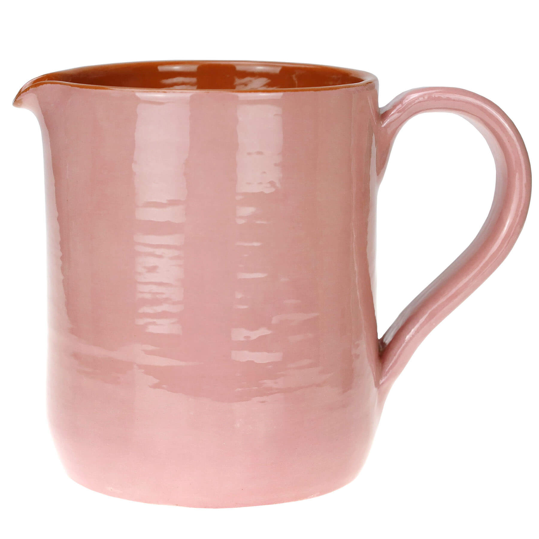 Close up shot of blush pink ceramic jug-kitchen and dining-cream cornwall