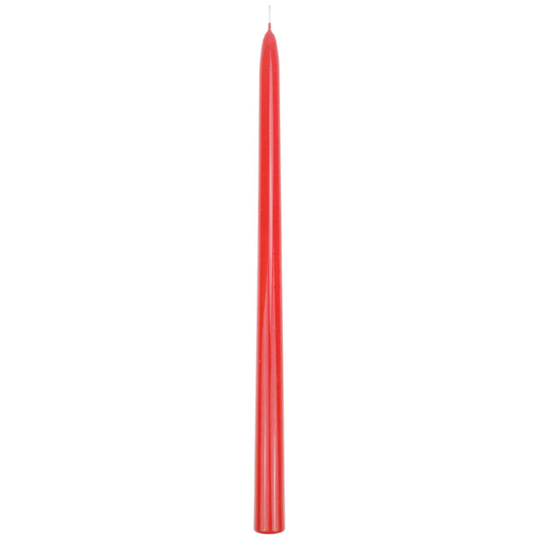 Tapered Lacquered Candle - Coral