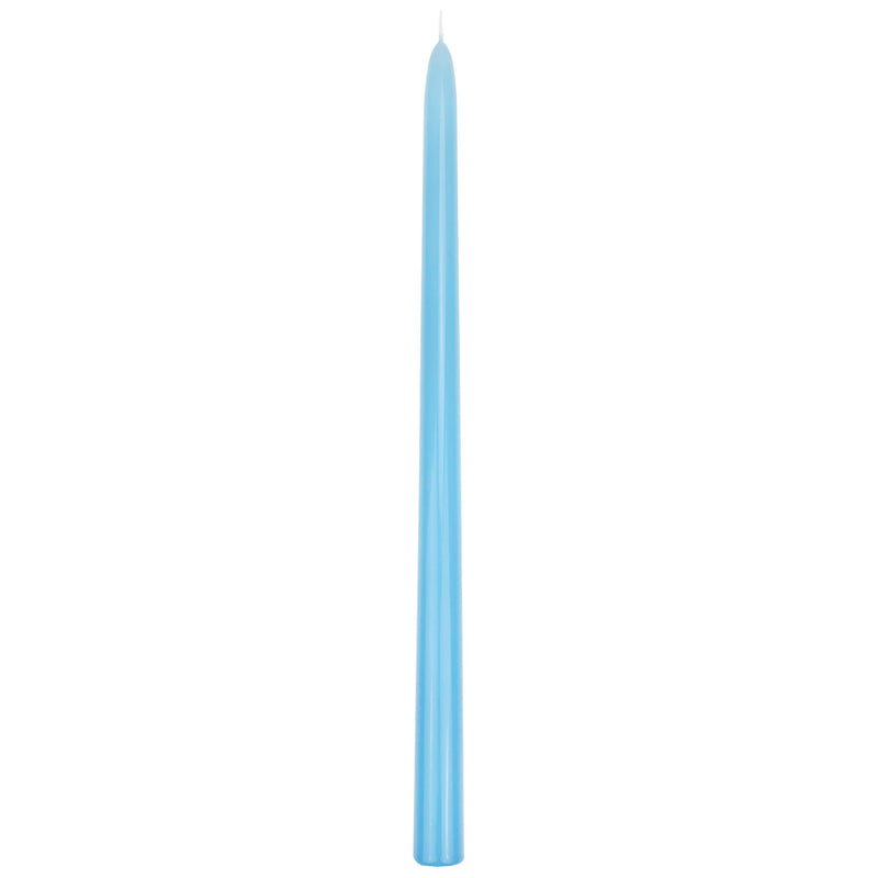 Tapered Lacquered Candle - Light Blue