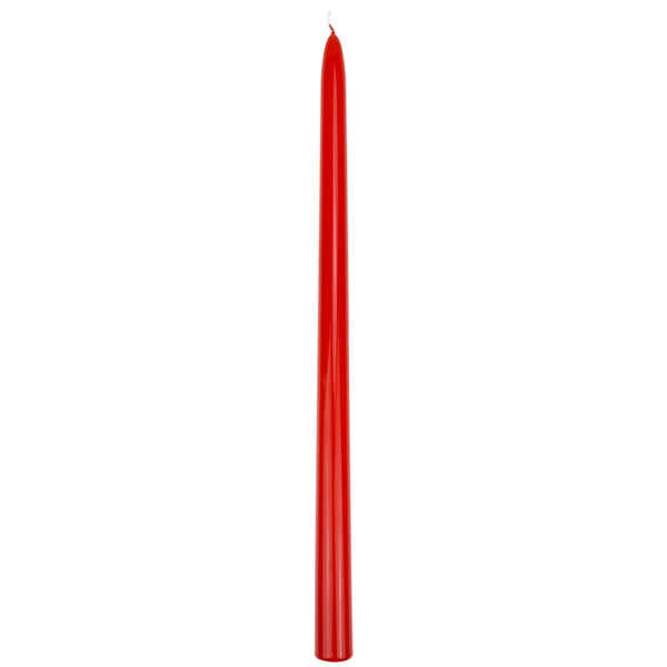 Tapered Lacquered Candle - Red