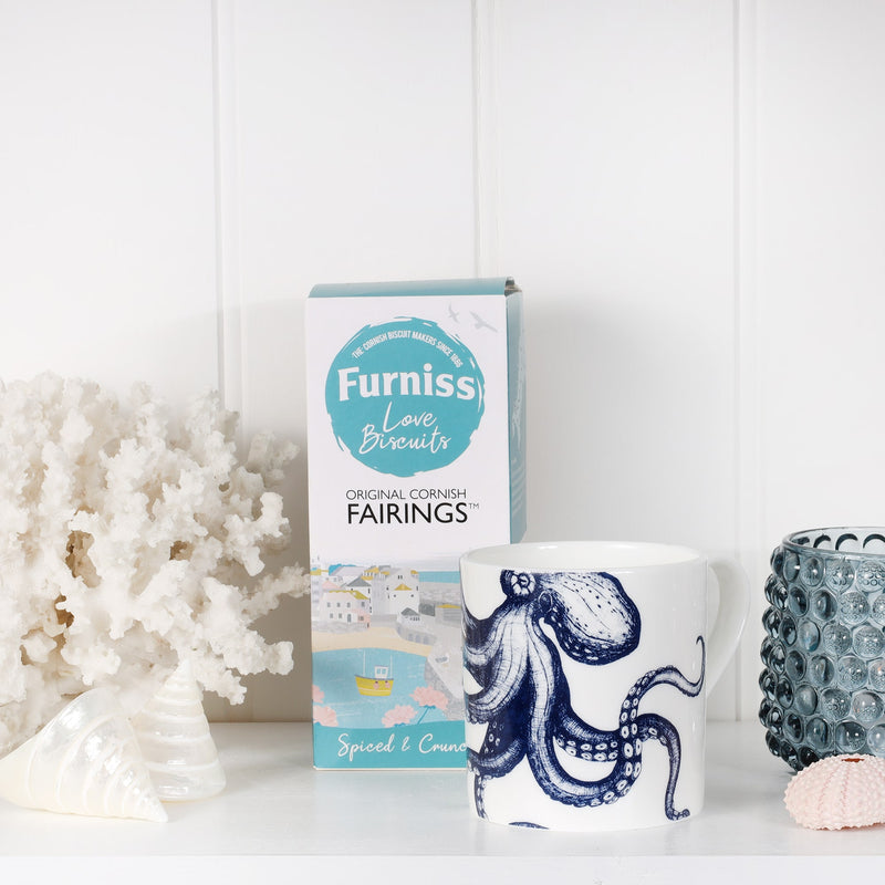 Octopus Mug And Biscuits Gift Set