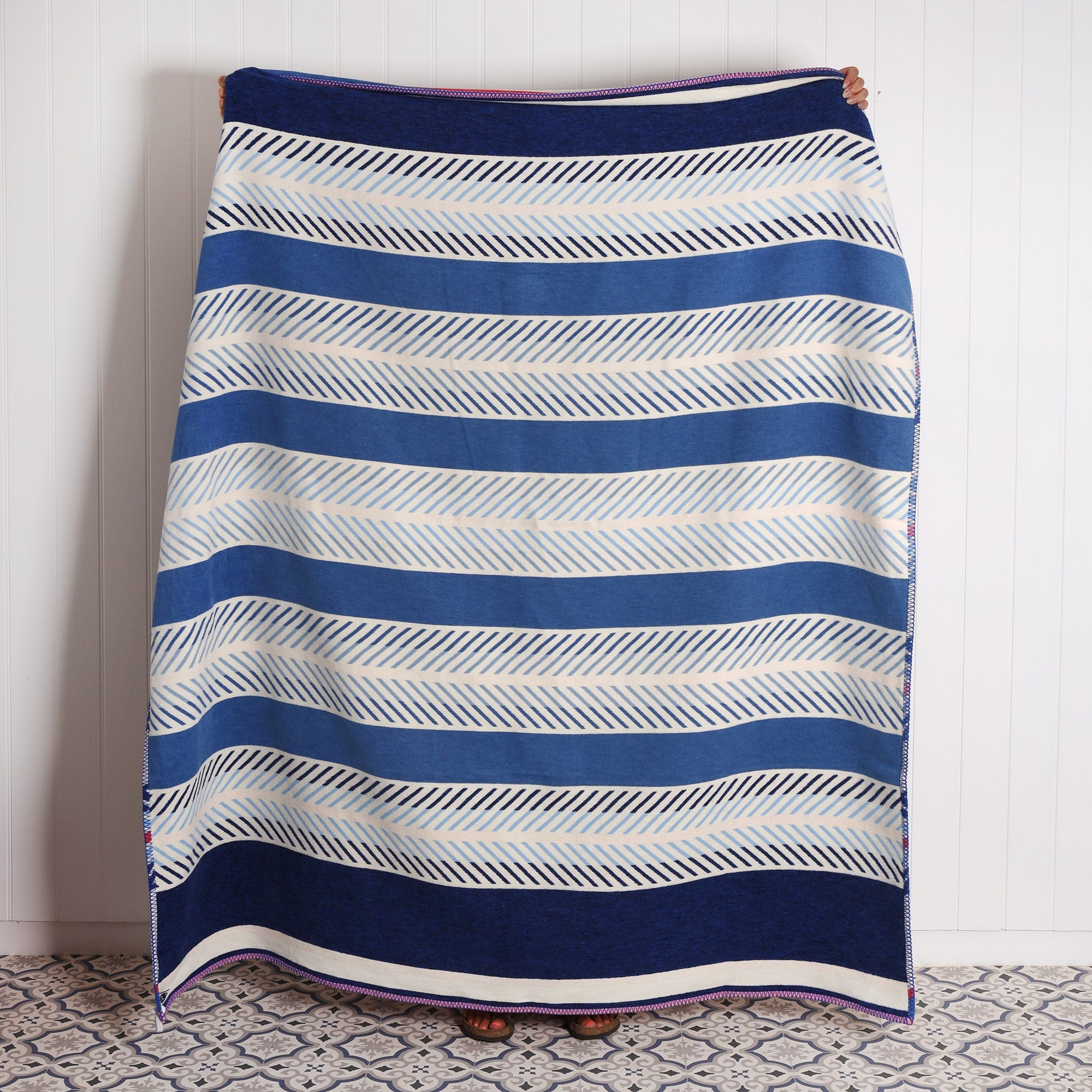Mousehole Reversible Ombre Throw