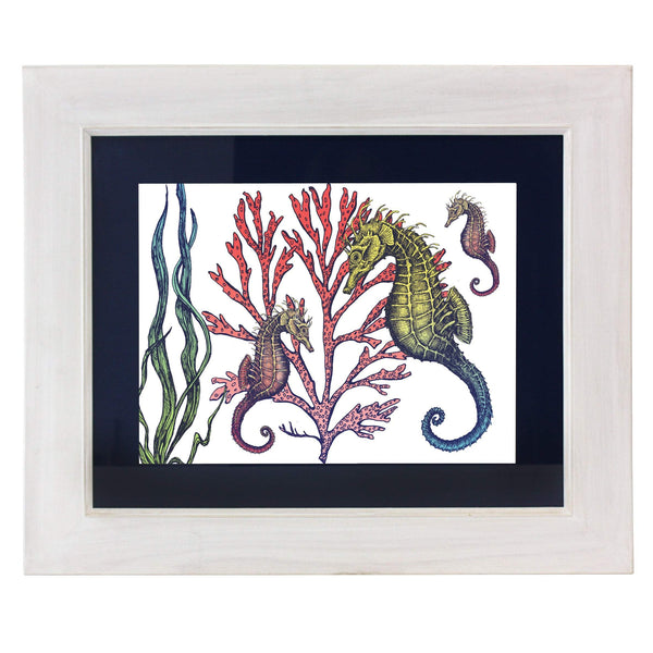Ningaloo Reef White Art Print In Three Sizes - A4, A3 And A2 -Accessories- Cream Cornwall