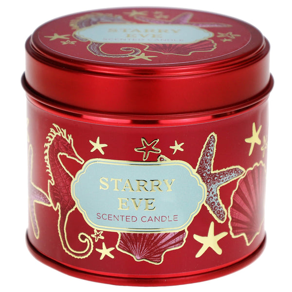 This is a  blend of pine & spruce base notes, mid notes of jasmine and orange blossom with top notes of juniper, mint & bergamot in a beautiful decorated red tin