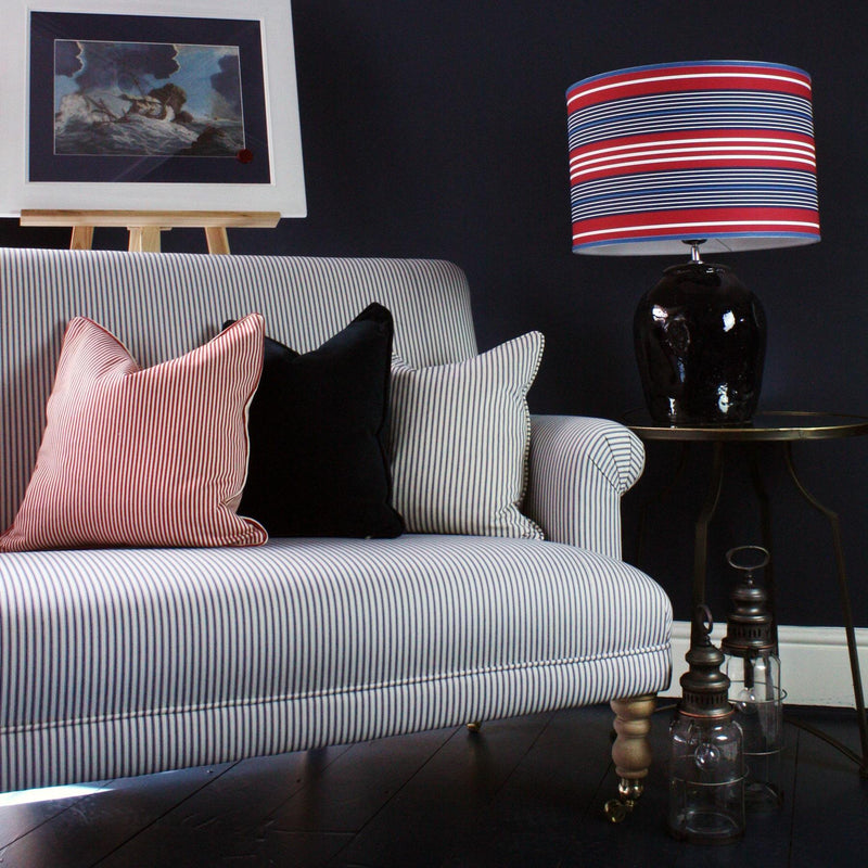 Velvet Cushion Cover- Navy -Homeware- Cream Cornwall
