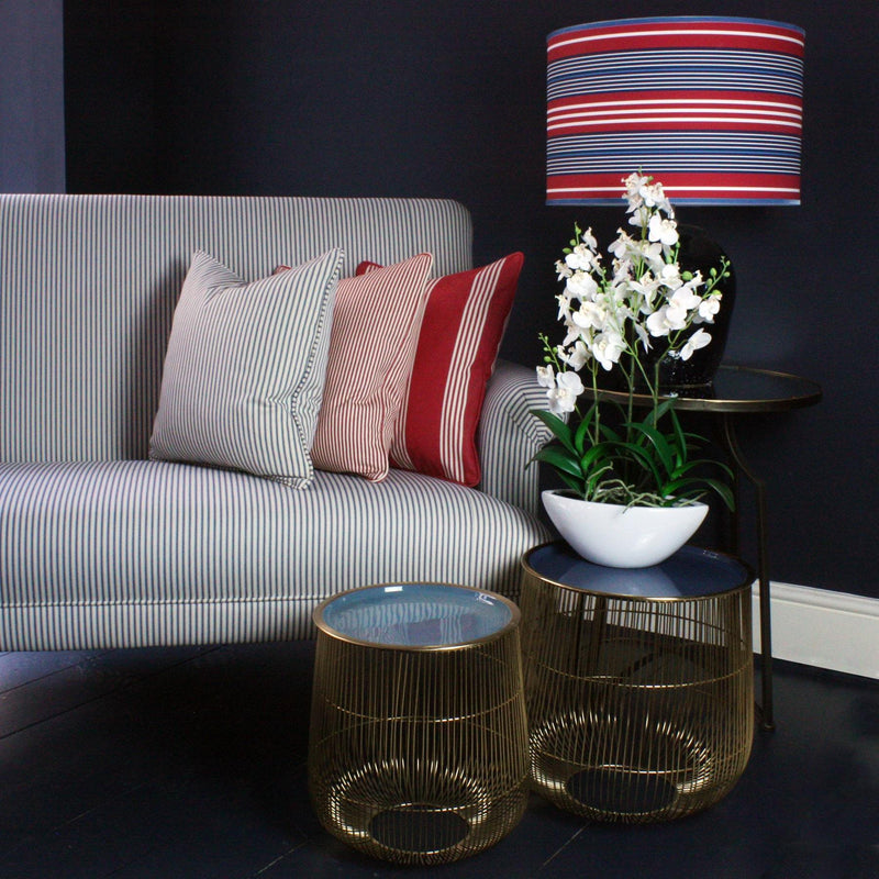 Tilly Stripe Cushion Cover -Homeware- Cream Cornwall