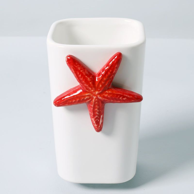 Starfish Beaker in White